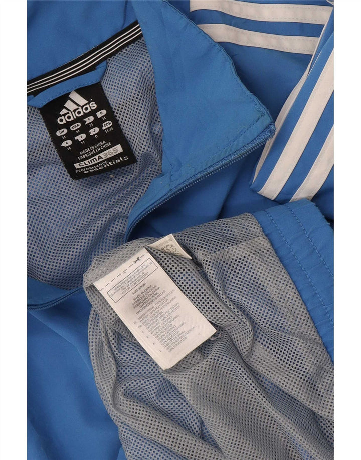 Мужской спортивный костюм Adidas, верхняя куртка, средний синий полиэстер, спортивный
