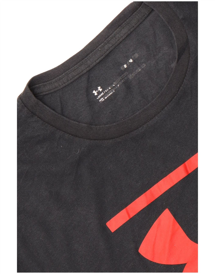 Мужская футболка с рисунком Under Armour, средний черный