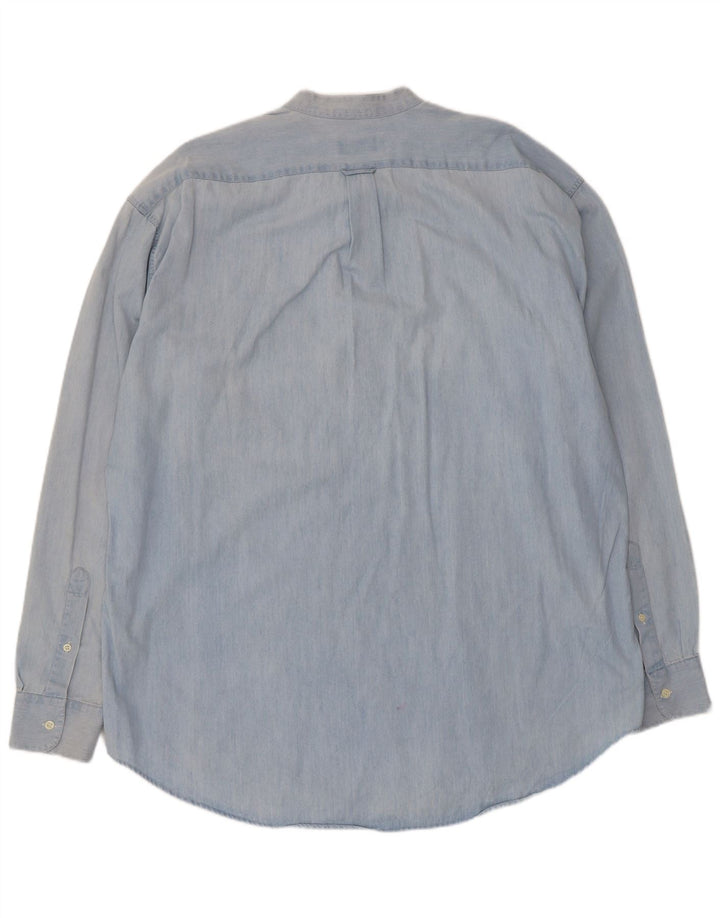 Мужской пуловер Paul & Shark, размер 17 1/2 44 XL, синий хлопок