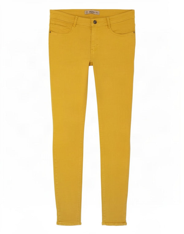 Женские джинсы скинни Zara Trafaluc EU 38, маленькие W28 L30, желтые