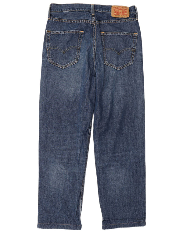 Мужские свободные джинсы Levi's W30 L32 синие, хлопок