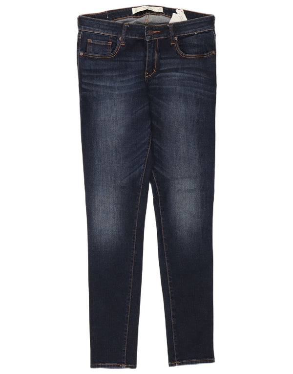 Женские джинсы скинни Abercrombie & Fitch US 6 Medium W28 L31 Темно-синие