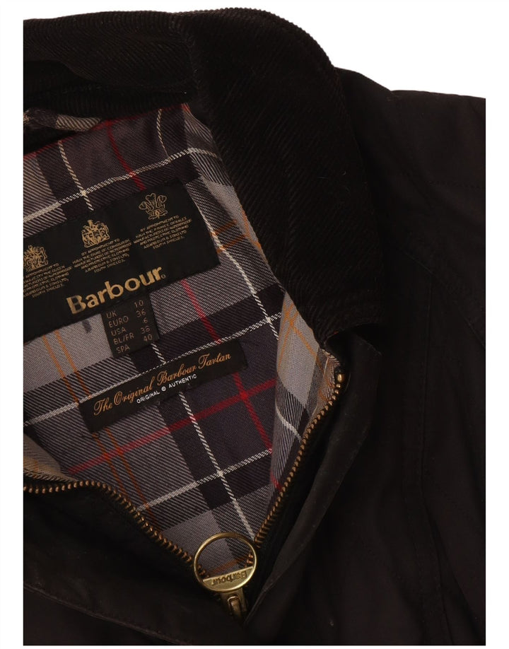 Женская стеганая куртка Barbour UK 10 маленькая черная