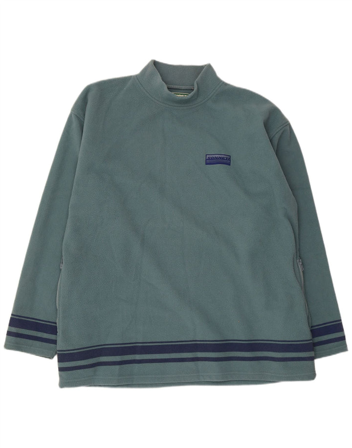 Мужской флисовый джемпер SONNETI 4XL, полиэстер в синюю полоску