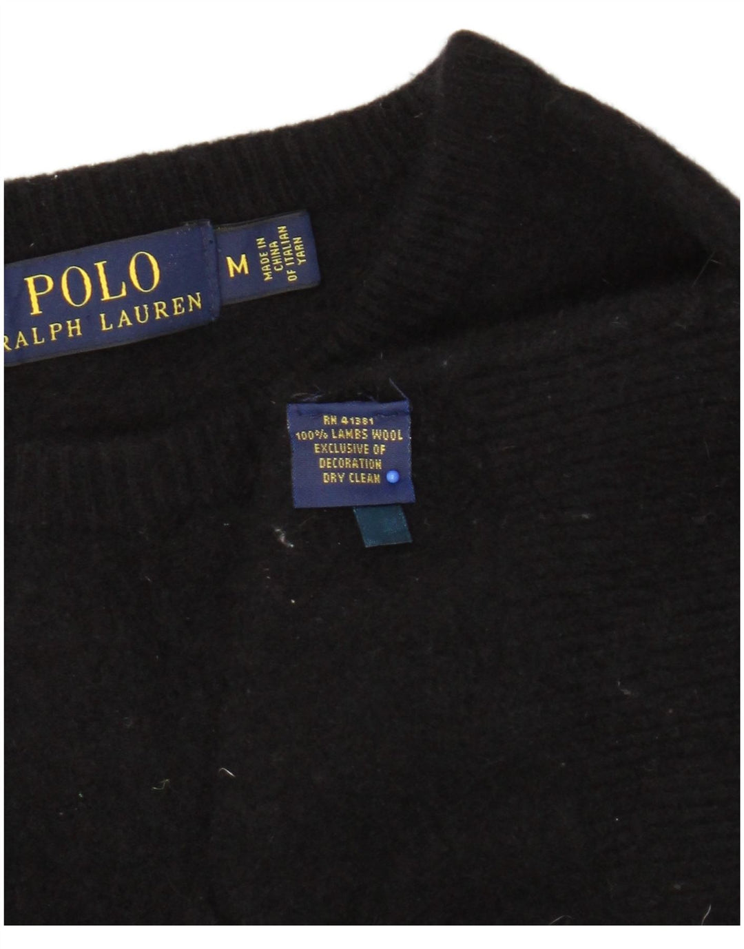 Женский джемпер с вырезом «лодочка» POLO RALPH LAUREN UK 12, средний черный