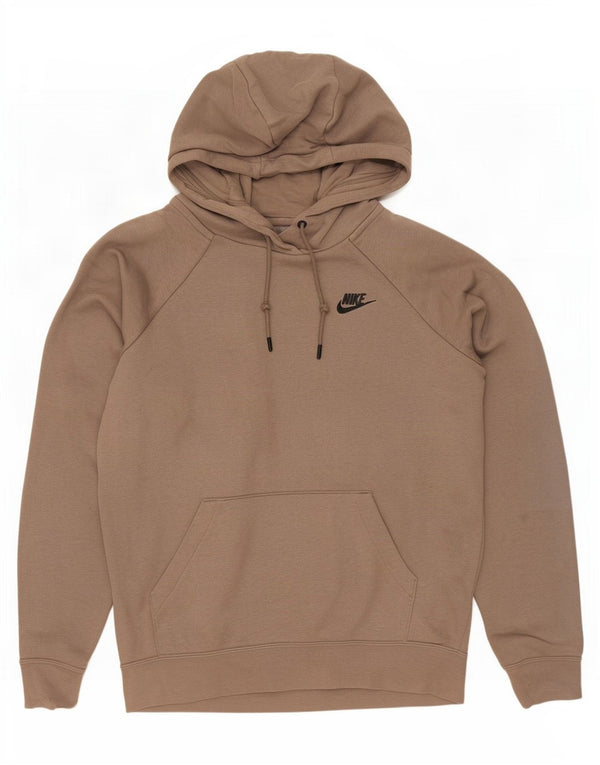 Мужской джемпер с капюшоном Nike, маленький коричневый, хлопок