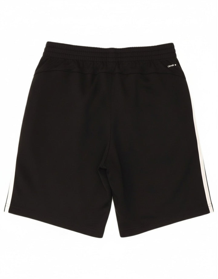 ADIDAS Boys Climalite Sport Shorts 13-14 Years  Black Polyester
