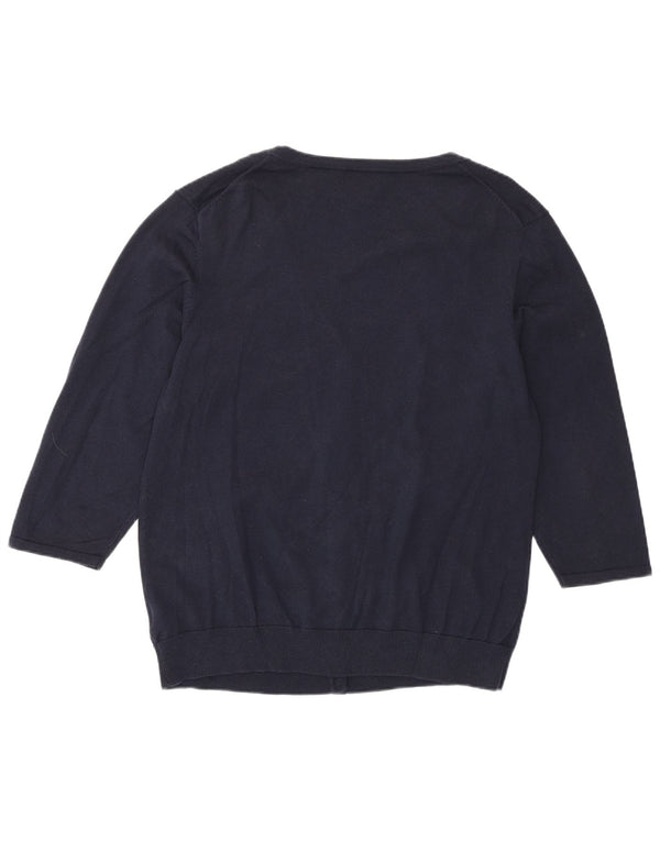 Женский кардиган с рукавом 3/4 Tommy Hilfiger UK 20 2XL Темно-синий