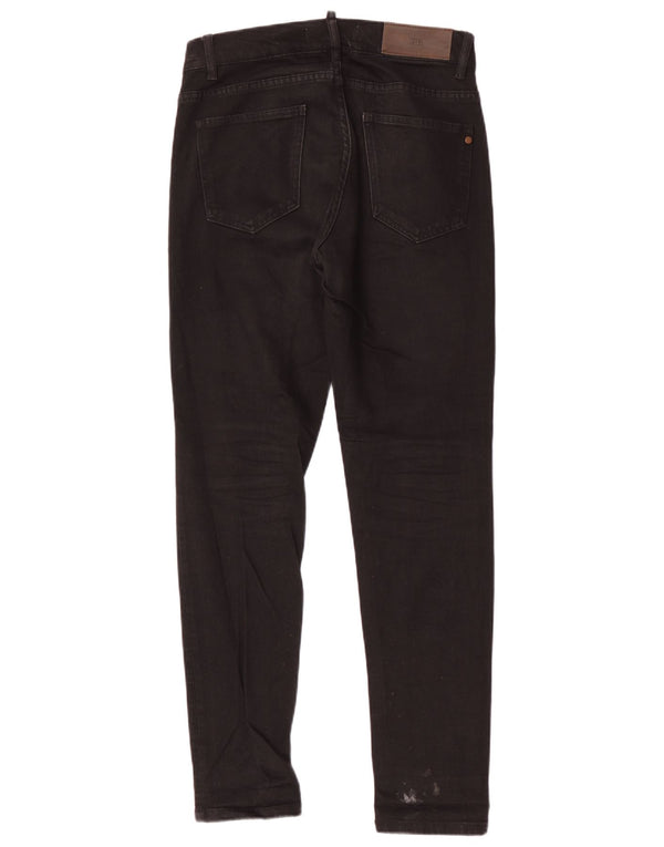 Мужские джинсы скинни Zara EU 38, маленькие W30 L31, черный хлопок