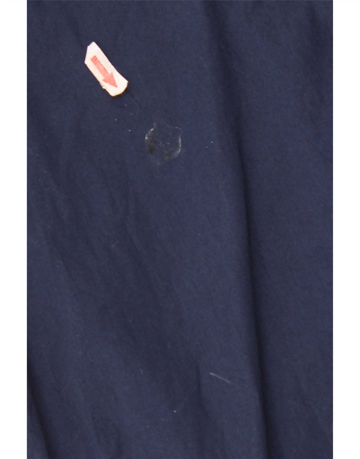 Мужская рубашка с коротким рукавом Levi's, темно-синяя, хлопковая, среднего размера