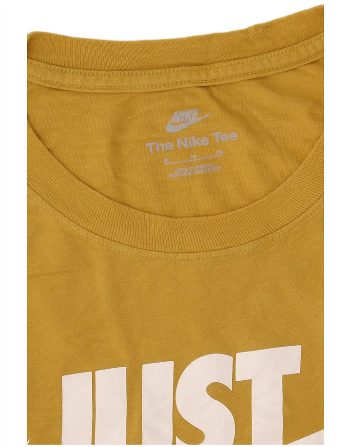 Мужская футболка с рисунком Nike Top XL Желтый