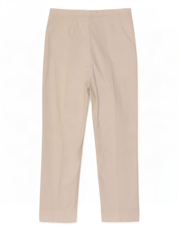 Женские прямые повседневные брюки Marks & Spencer UK 18 XL W36 L29 белые