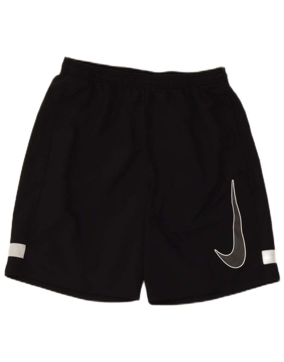 Мужские спортивные шорты Nike Dri Fit с графическим рисунком, средний черный, полиэстер с цветными блоками