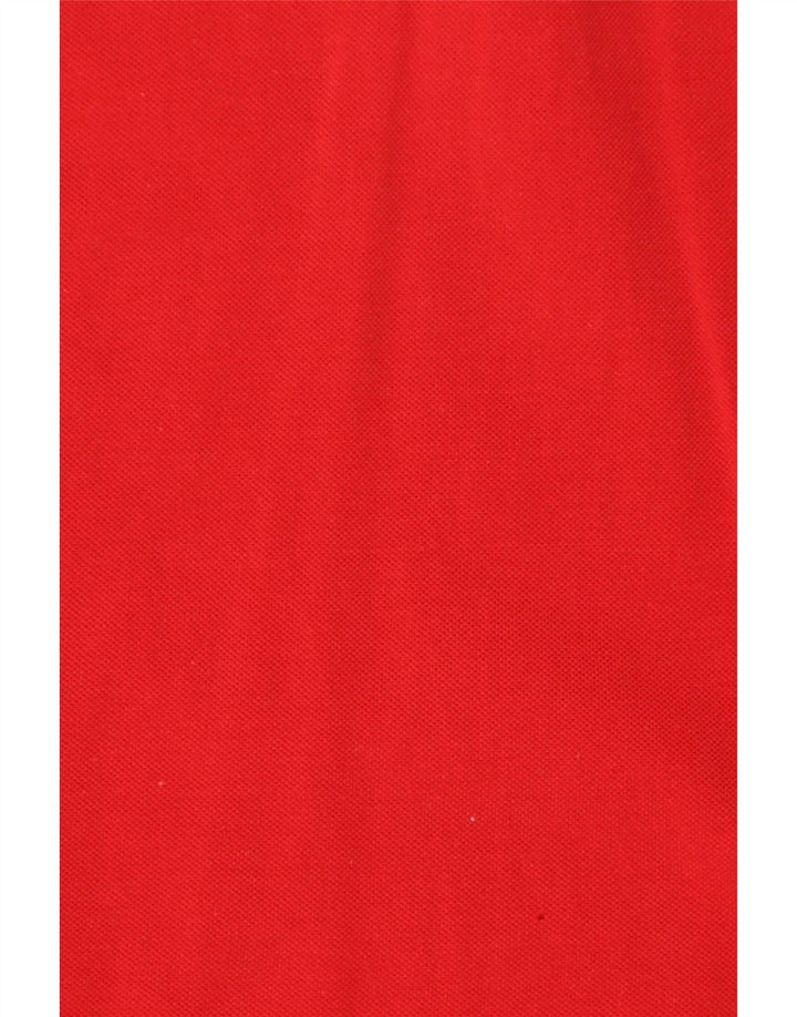 Мужская рубашка-поло Lacoste, размер 7, 2XL, красный хлопок