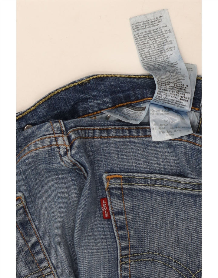 Мужские узкие джинсы LEVI'S W32 L34 синие, хлопок