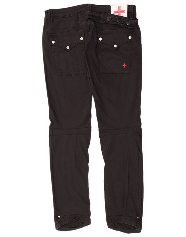 Женские суперузкие повседневные брюки Zu Elements W32 L31, черный хлопок