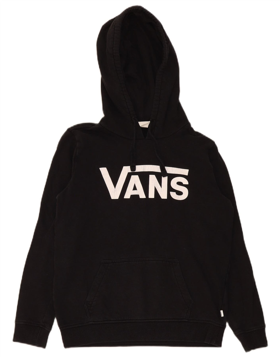 Мужской джемпер с капюшоном Vans, маленький черный, хлопковый