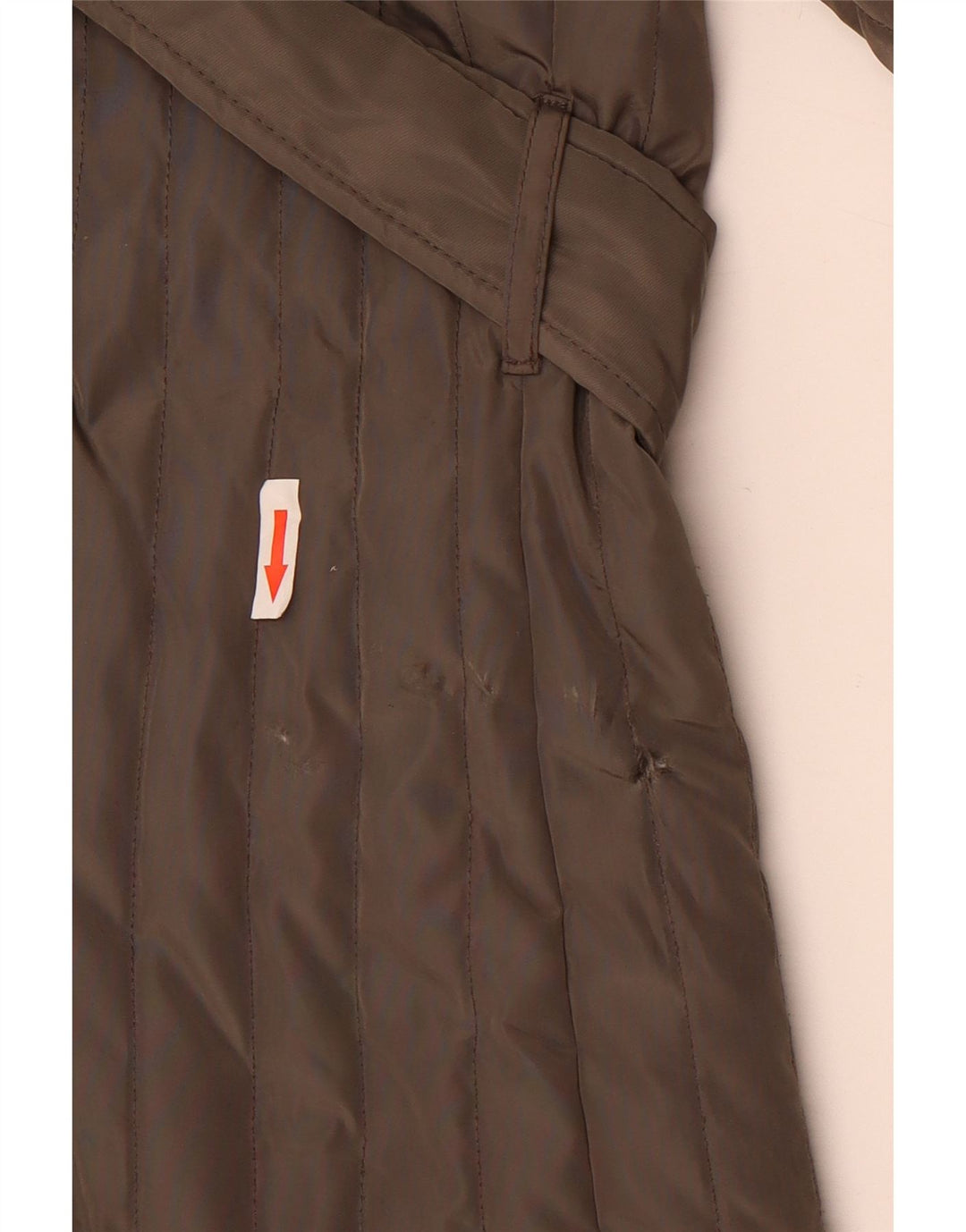 Женская стеганая куртка Michael Kors UK 18 XL Коричневый полиэстер