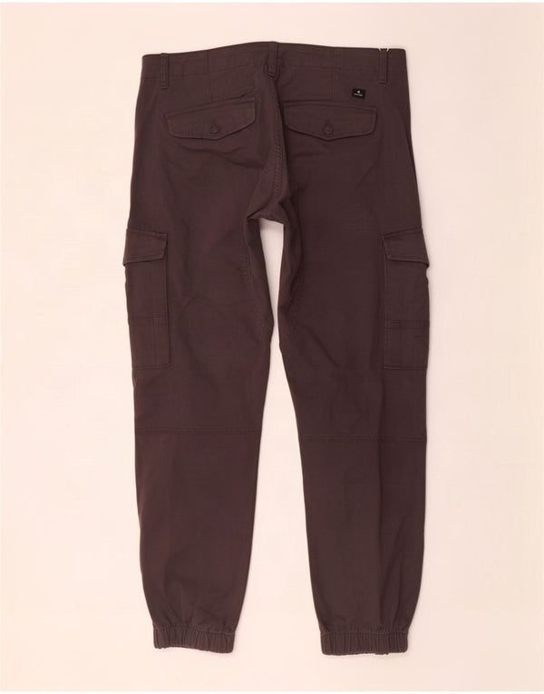Мужские брюки-карго Jack & Jones W38 L32, коричневые, хлопковые