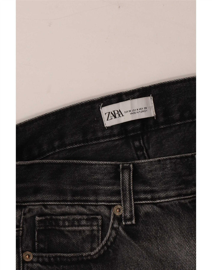Женские расклешенные джинсы Zara EU 36 XS W26 L30 Серые