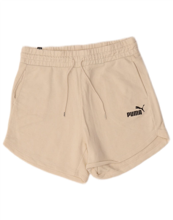 Женские спортивные шорты Puma UK 14, хлопковые, средние, бежевые