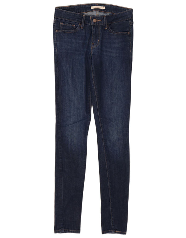 Женские джинсы скинни Levi's 711 W25 L32 синие, хлопок