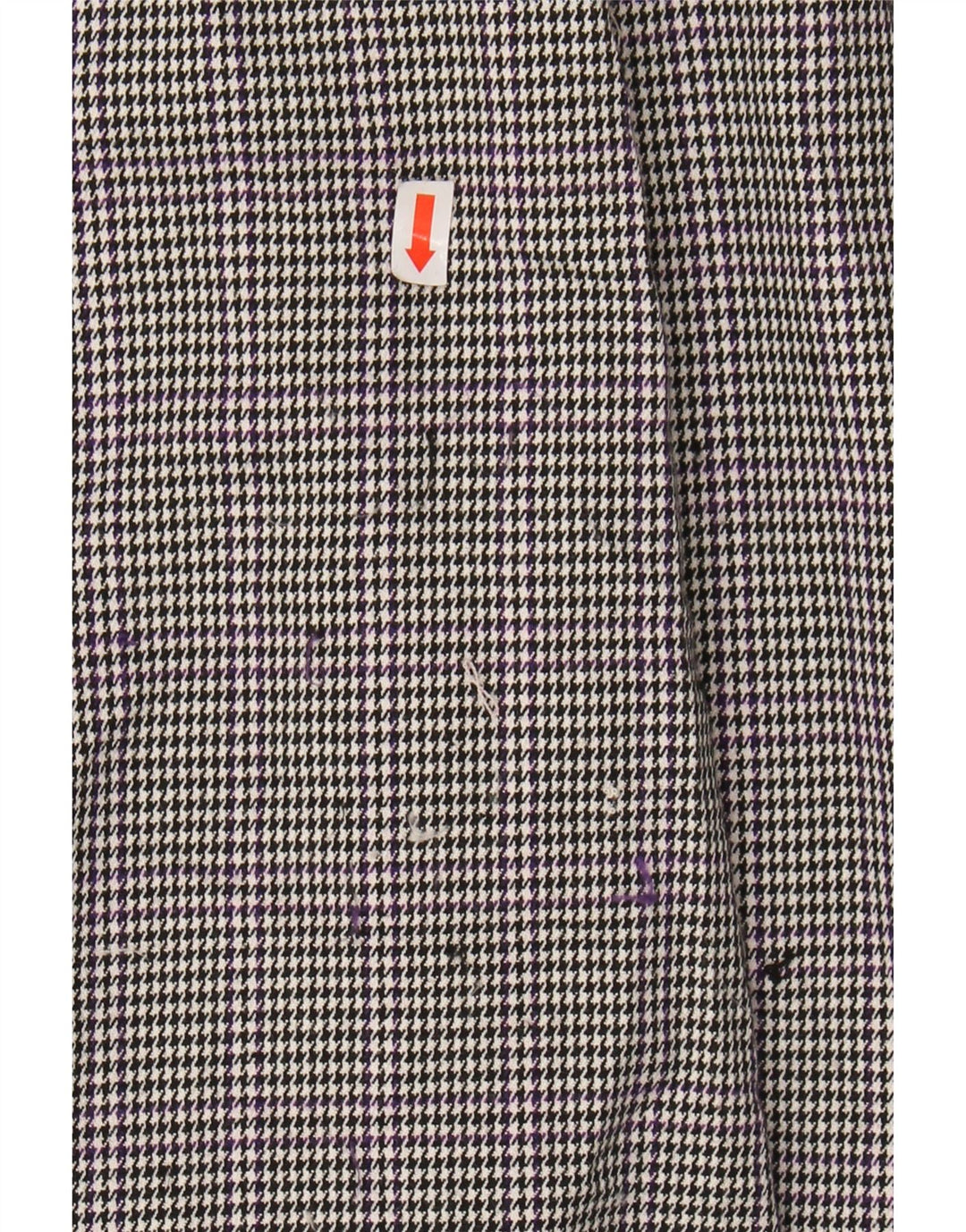 MIDINETTE Womens Double Breasted Coat UK 14 Medium Black Houndstooth