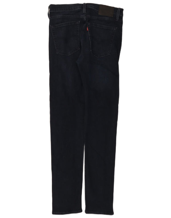 Мужские узкие джинсы Levi's W32 L34, темно-синие, хлопок