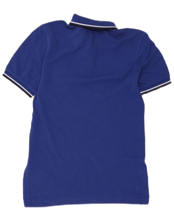 Мужская рубашка-поло Fred Perry, маленькая синяя, хлопок