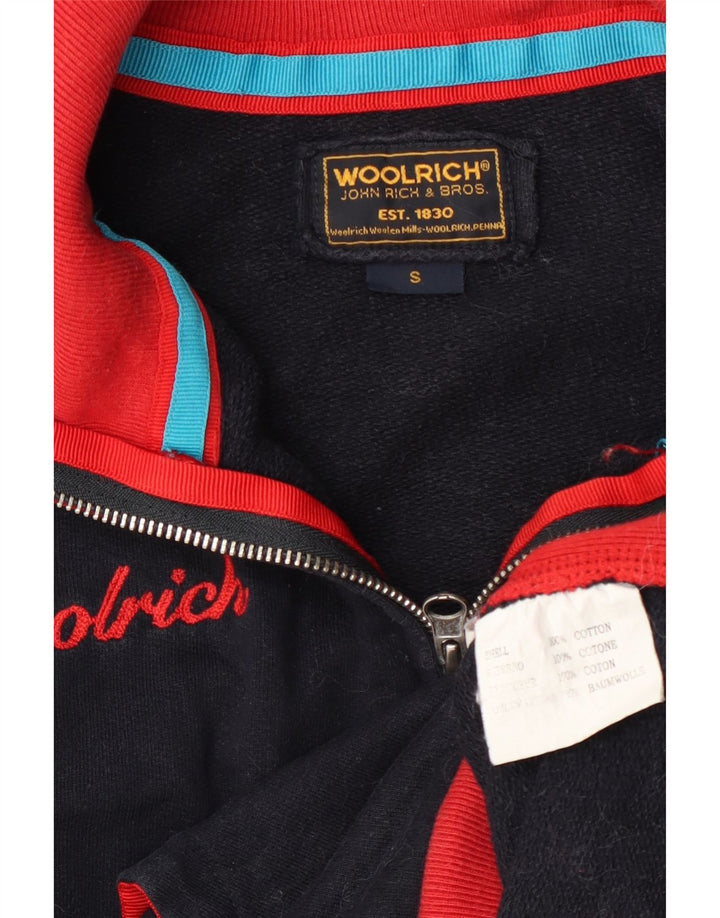 Мужской спортивный костюм Woolrich с графическим рисунком, верхняя куртка, маленький темно-синий, с цветными блоками