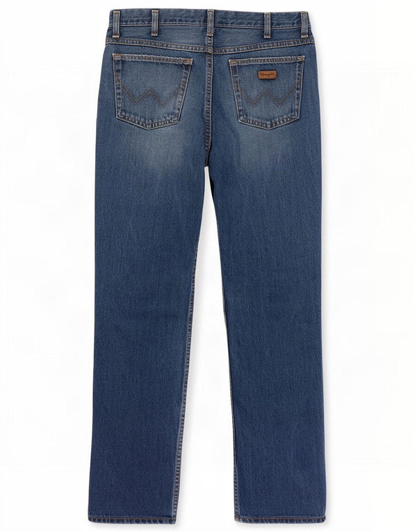 Мужские прямые джинсы Wrangler W33 L30 синие, хлопок
