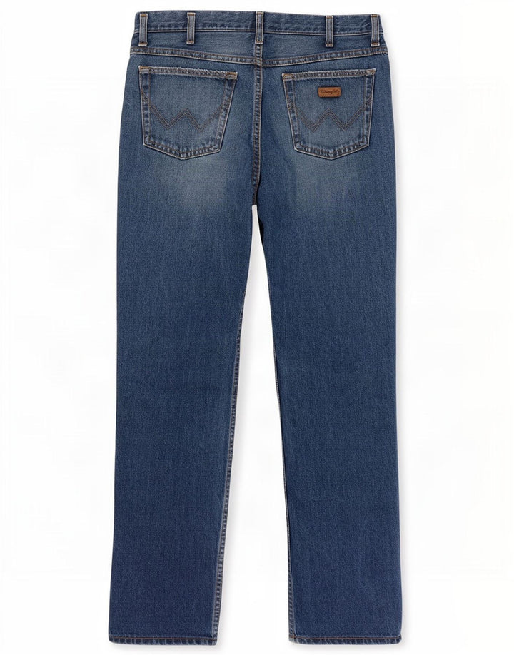Мужские прямые джинсы Wrangler W33 L30 синие, хлопок