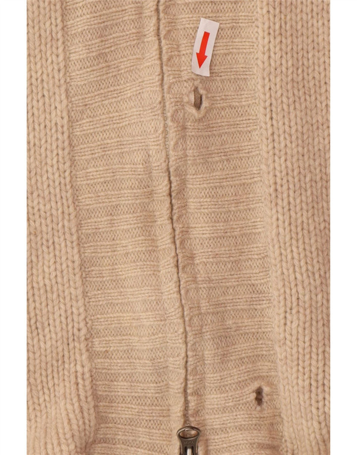 Женский удлиненный кардиган с капюшоном White Stuff UK 12, средний бежевый