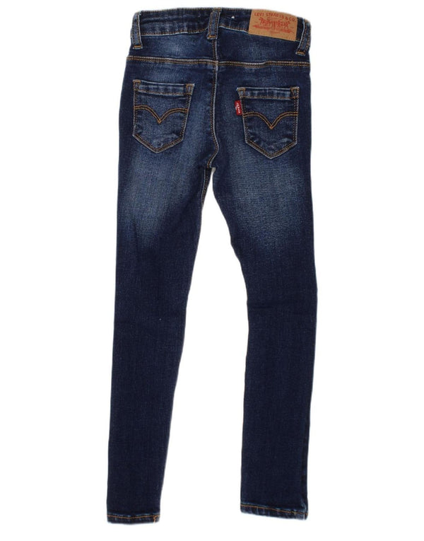 LEVI'S Girls 710 Super Skinny Jeans 4-5 Years W18 L18 Navy Blue