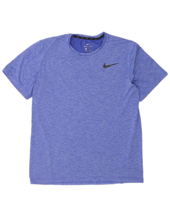 Мужская футболка Nike Dri Fit, большой синий полиэстер с крапинками