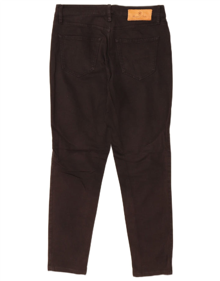 Женские укороченные джинсы скинни Massimo Dutti EU 40 Medium W30 L26 Черные