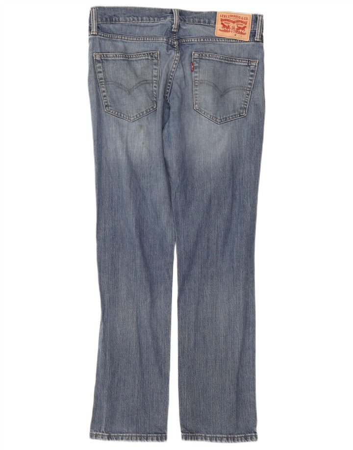 Мужские узкие джинсы Levi's W32 L30 синие, хлопок
