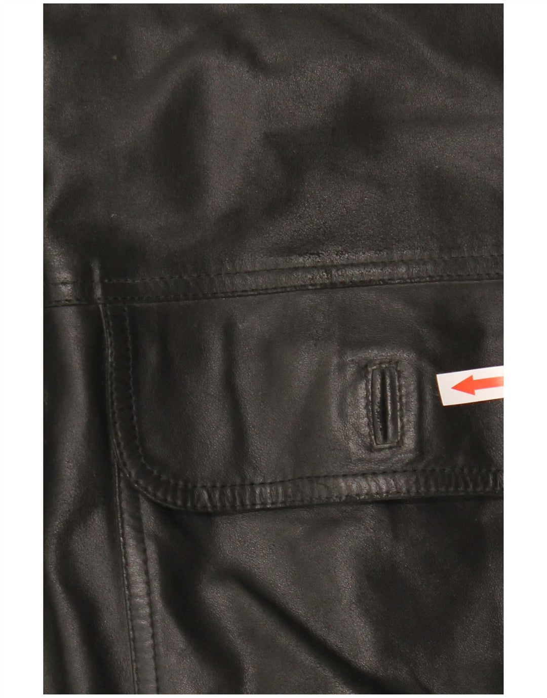 Винтажная мужская кожаная куртка IT 48 Medium Black