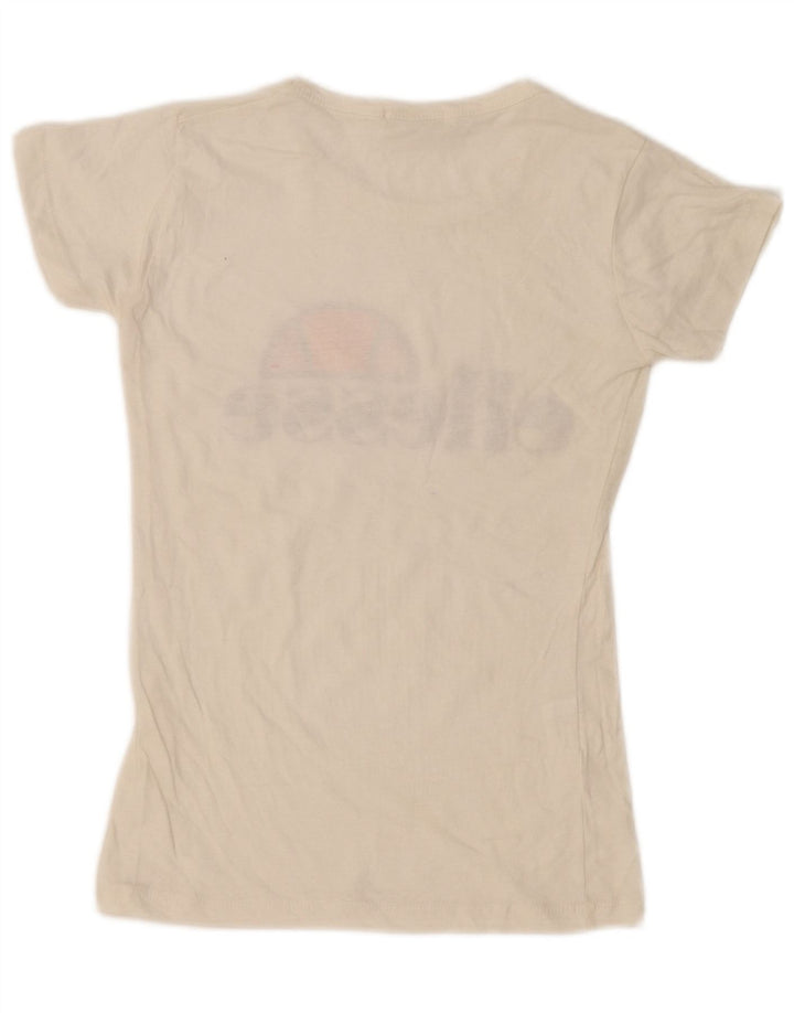 Женская футболка с рисунком Ellesse Top UK 12 Medium Off White