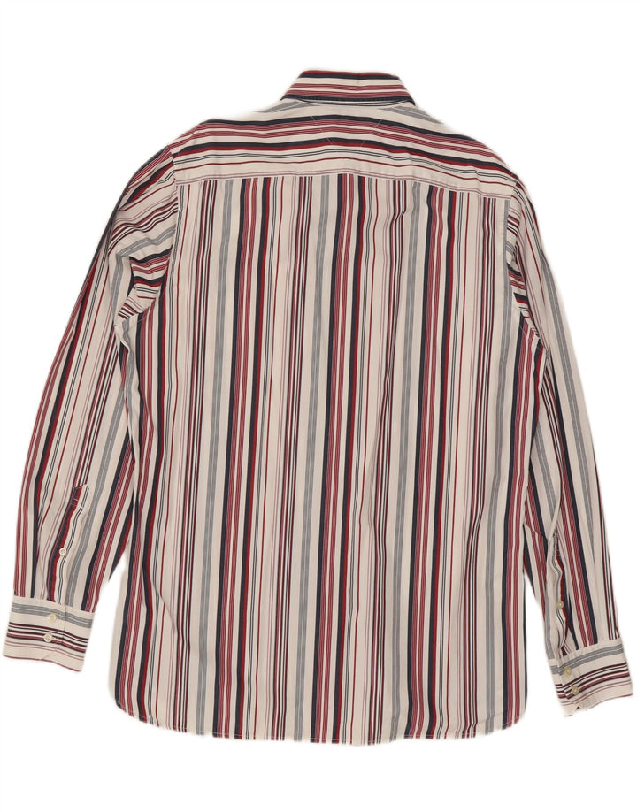 Мужская рубашка Tommy Hilfiger из хлопка в крупную разноцветную полоску