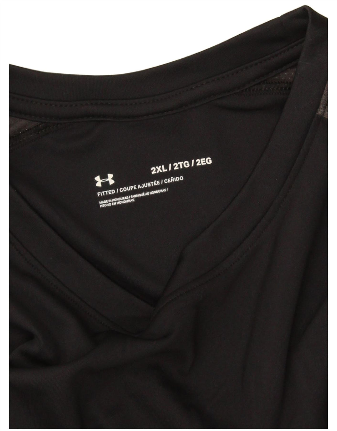 Мужская приталенная футболка Under Armour 2XL, черная