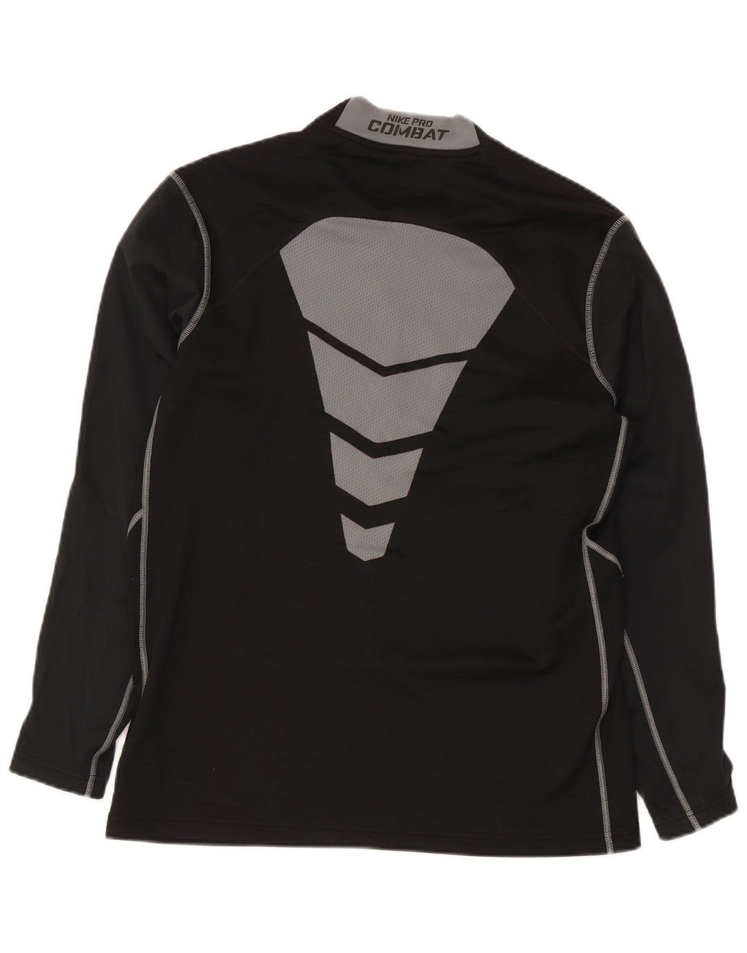 Мужской топ Nike Dri Fit с длинным рукавом XL, черный полиэстер с цветными блоками