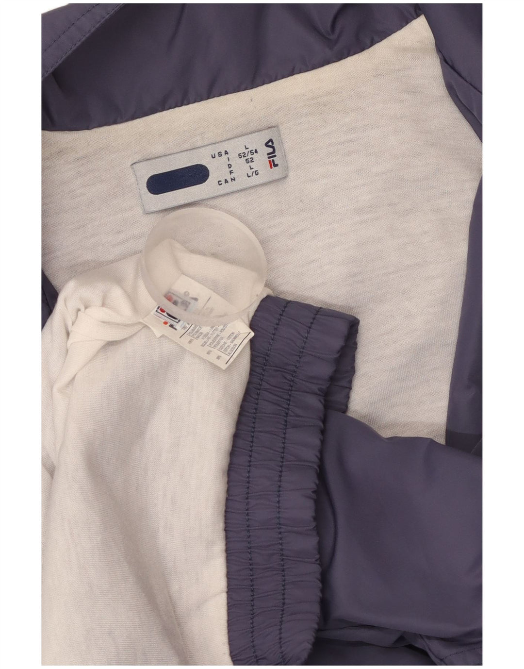 Мужской спортивный костюм FILA, верхняя куртка, большой размер, темно-синий, полиамид