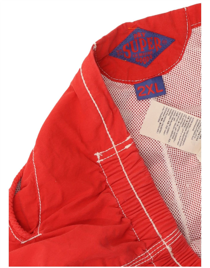 Мужские шорты для плавания Superdry 2XL, красный хлопок