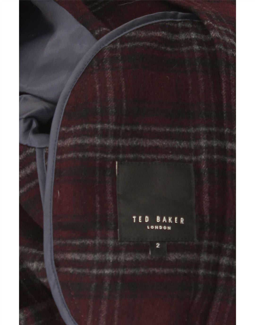 Мужская куртка-бомбер Ted Baker, размер 2, маленькая, бордовая