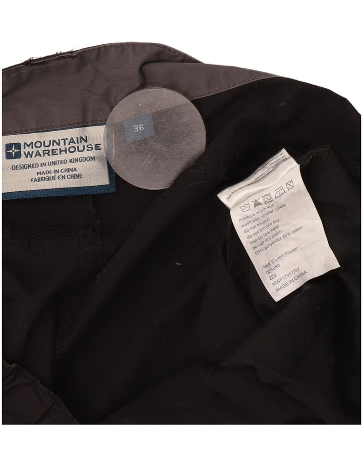 Женские прямые брюки-карго Mountain Warehouse W36 L30, черный полиэстер