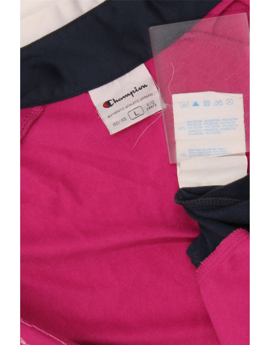 Спортивный костюм CHAMPION для девочек, верхняя куртка 11–12 лет, большой розовый цвет с блоками