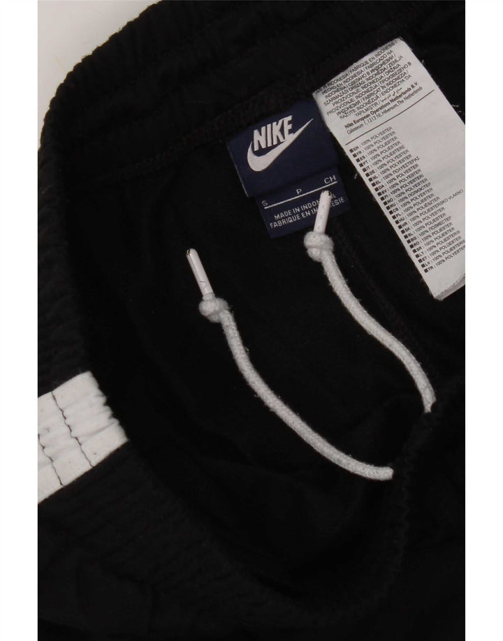 Мужские спортивные брюки Nike, маленькие черные, полиэстер с цветными блоками