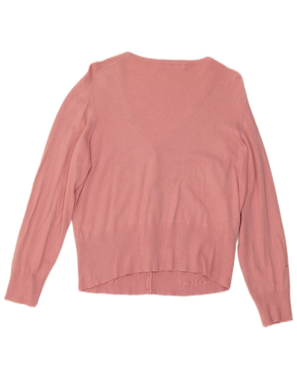 Женский кардиган Marks & Spencer UK 20 2XL Розовый вискоза