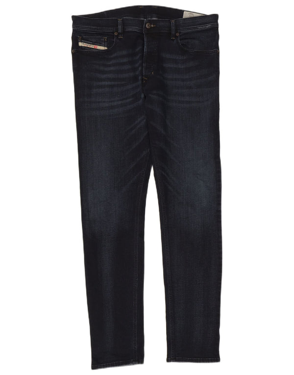 Мужские зауженные джинсы Diesel Tepphar Carrot W34 L32, темно-синий хлопок